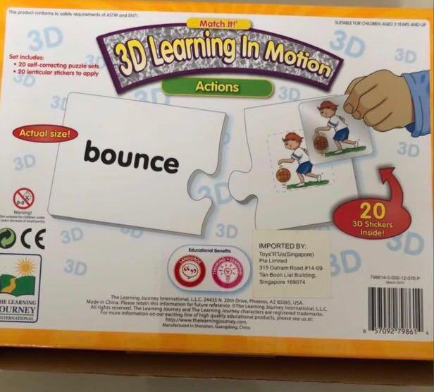 3d Learning In Motion Actions Babies Kids Toys Walkers On