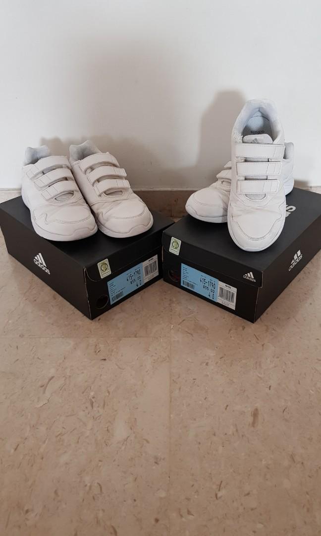 Adidas ALTA Run white exclusive running school shoes for kid and children