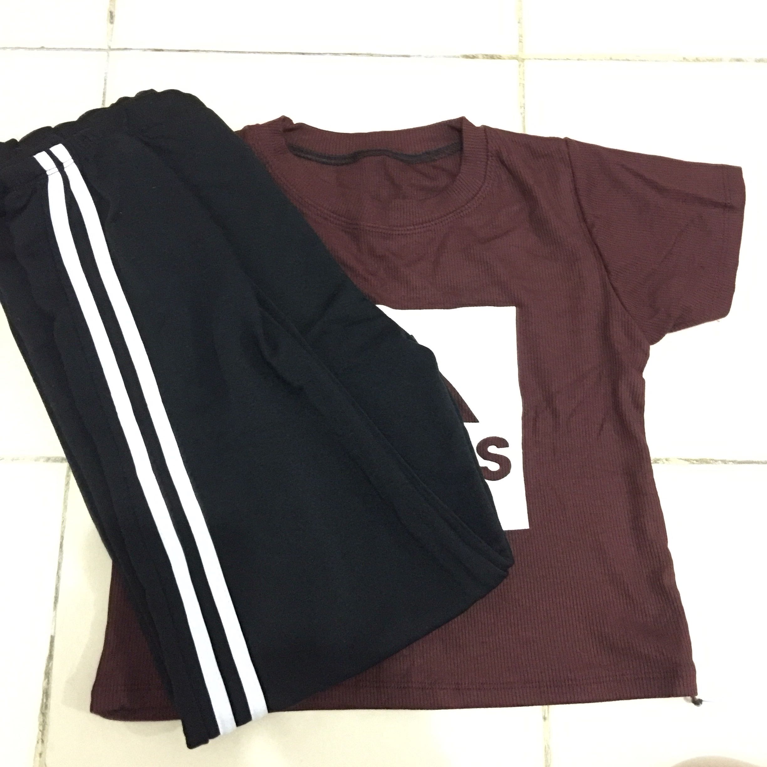 adidas crop set