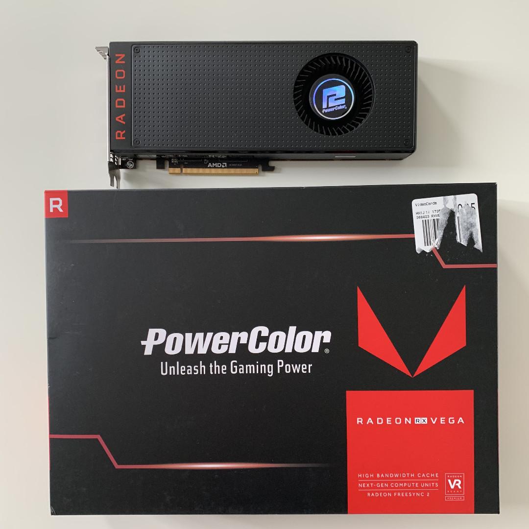 Amd Radeon Rx Vega 64 8gb Graphics Card Electronics Computer Parts Accessories On Carousell