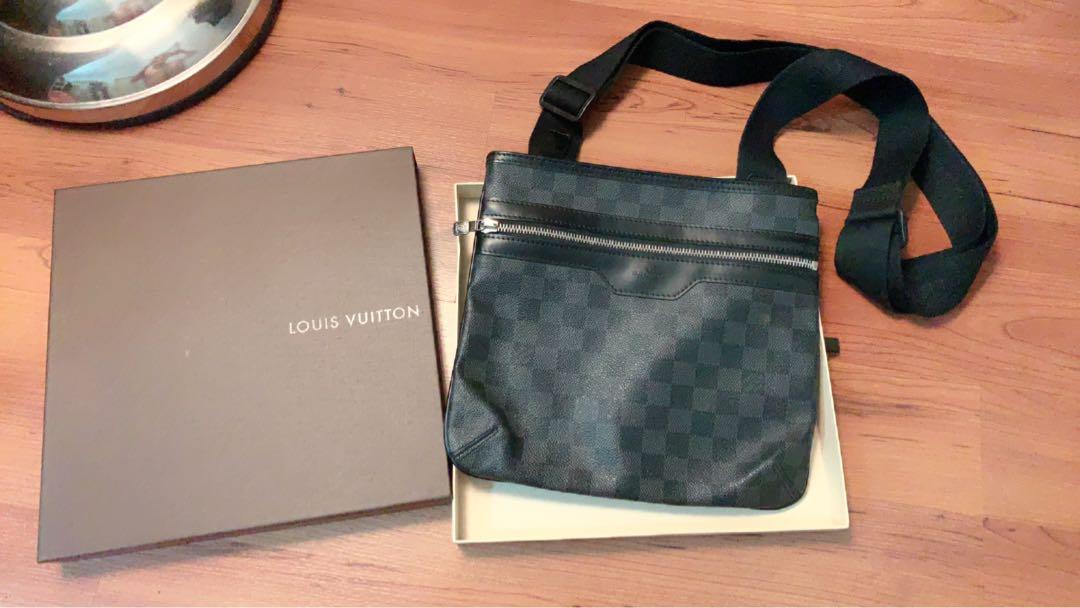 Authentic Louis Vuitton Damier Graphite Thomas Messenger Bag