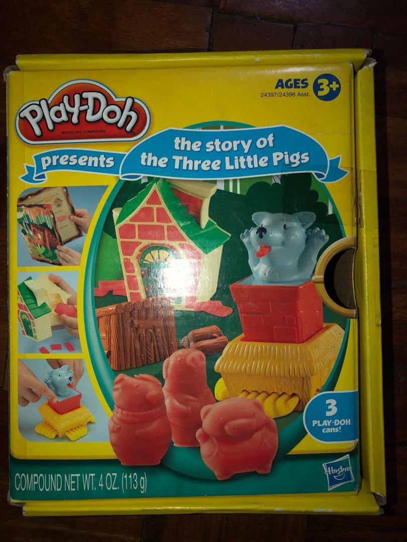 Three little pigs play online doh
