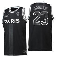 Jordan X PSG Black Authentic Jersey - Rare Basketball Jerseys