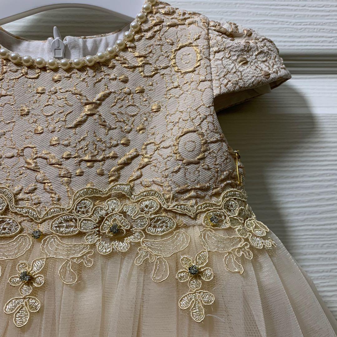 Baby Queen Cream Flower Girl Dress Babies Kids Babies Kids