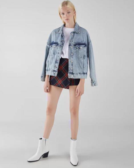 acid wash denim jacket womens