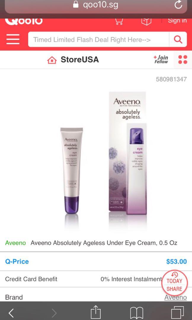 absolutely ageless eye cream