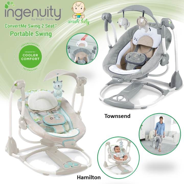 Bright Starts Ingenuity Convert Me Swing 2 Seat Orson
