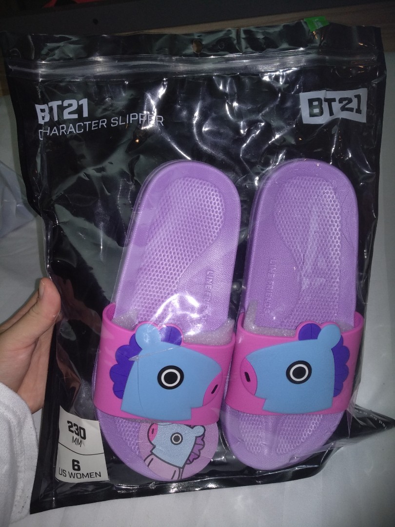 bt21 mang slippers