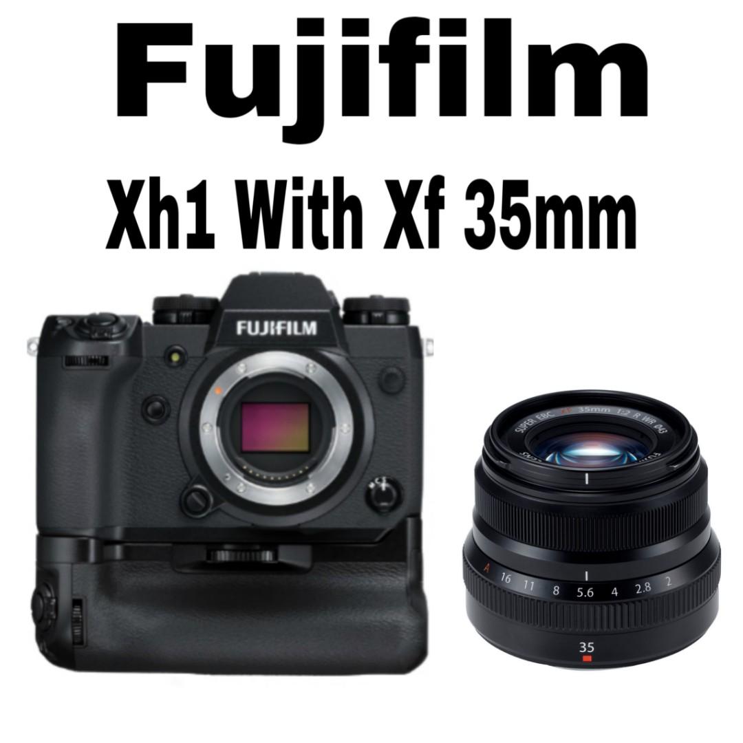 Bundle Xh1 With Xf 35mm F2 Photography Cameras Mirrorless On
