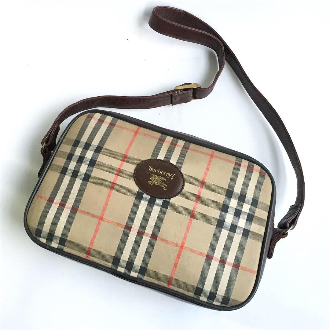 burberry london vintage shoulder bag 