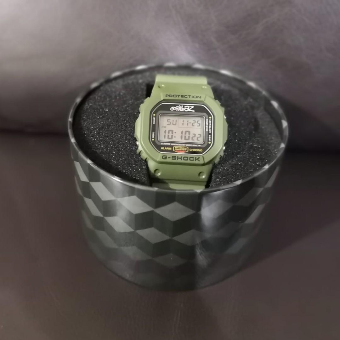 Casio G-Shock Dw5600 X Gorillaz “2D & Murdoc