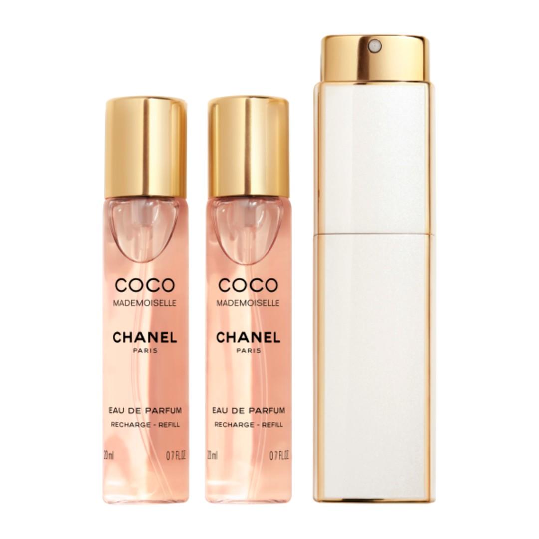 Chanel Coco Mademoiselle Twist and Spray Purse Spray & 2 refills 3 x 20ml,  Beauty & Personal Care, Fragrance & Deodorants on Carousell