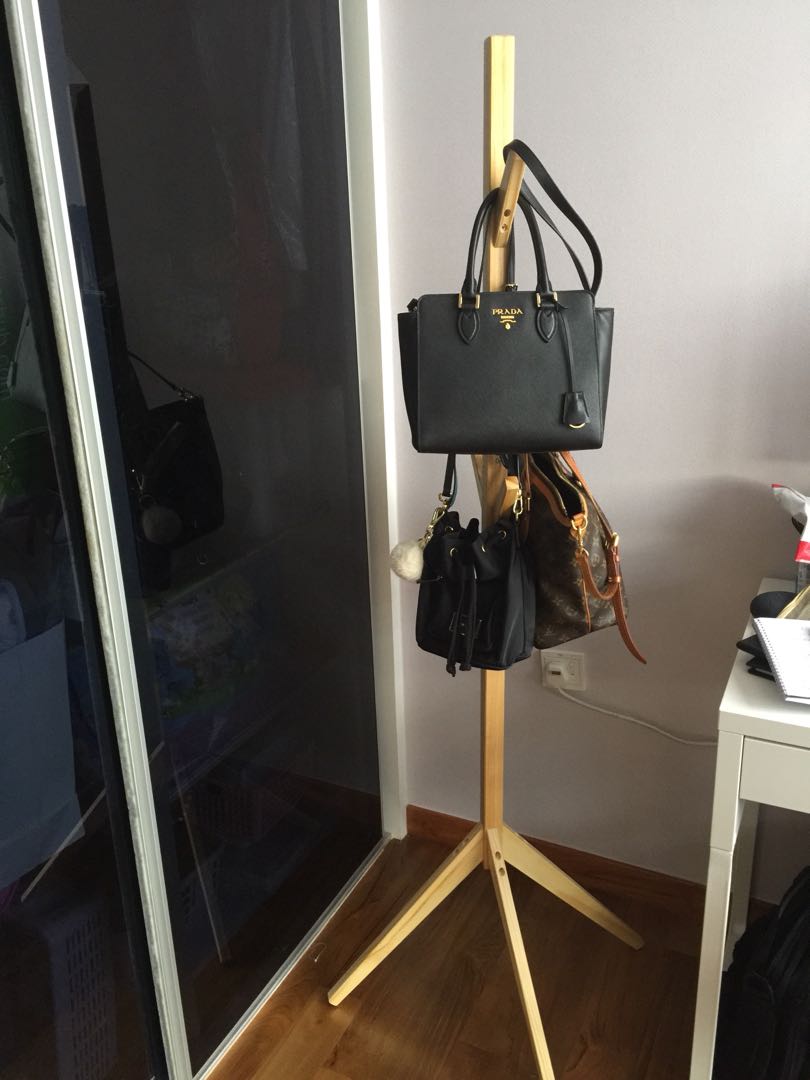 Clothes Stand Hanger Handbag Stand Furniture Bedroom Furniture Others On Carousell
