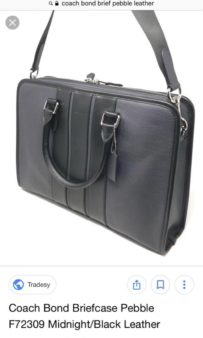 Coach bond bag black shop