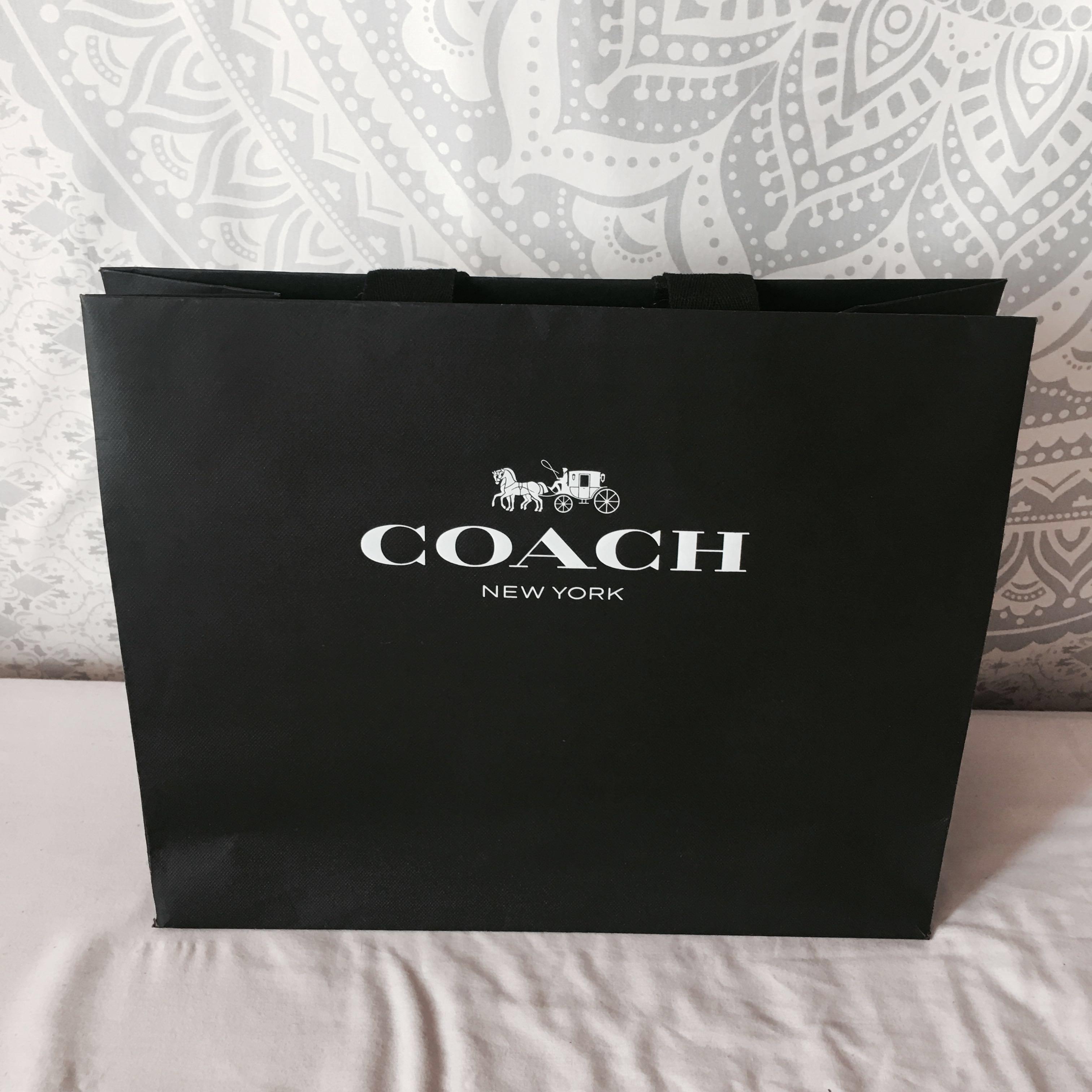 Coach Paper Bag Black blackfriday100 Luxury Bags Wallets on Carousell