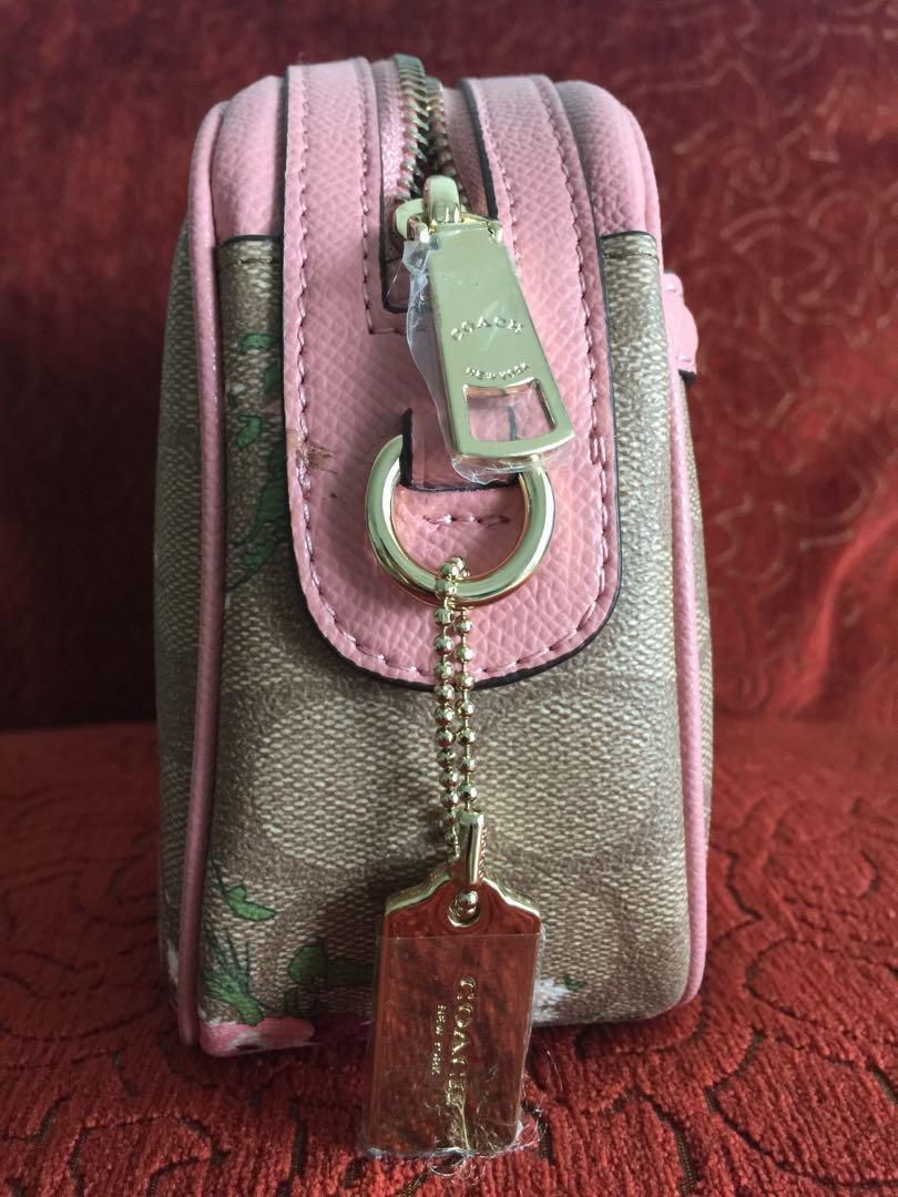 Coach Pink Isla Crossbody/Sling bag for teen/ladies/women Stock on hand -:), Women&#39;s Fashion ...