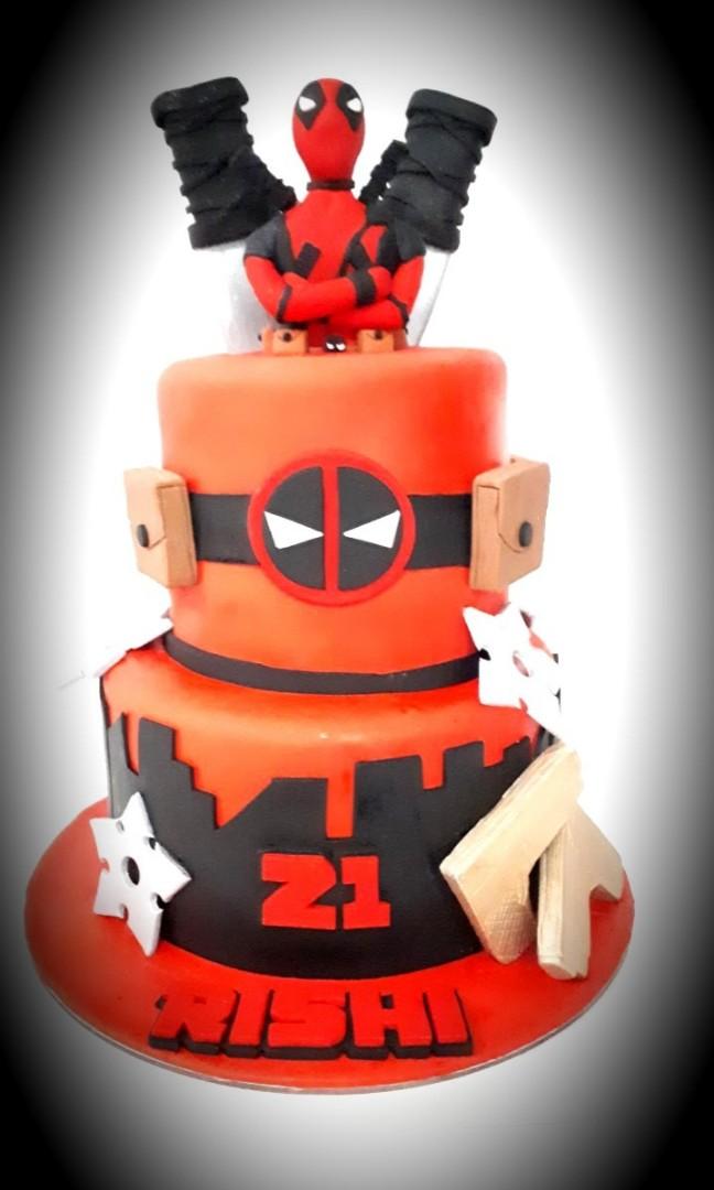 Geek Art Gallery: Sweets: Deadpool Cake