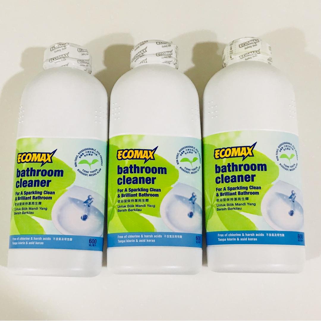 Bathroom Cleaner [600ml] x 3, Health & Nutrition, Assistive