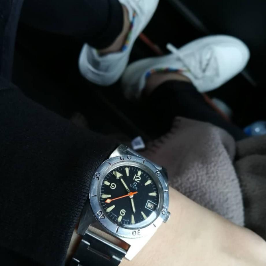 Vintage ELGIN Rolex 1655 Homage