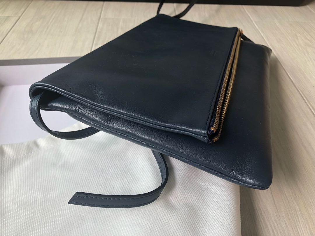 Everlane Foldover Crossbody in Navy Women s Fashion Bags