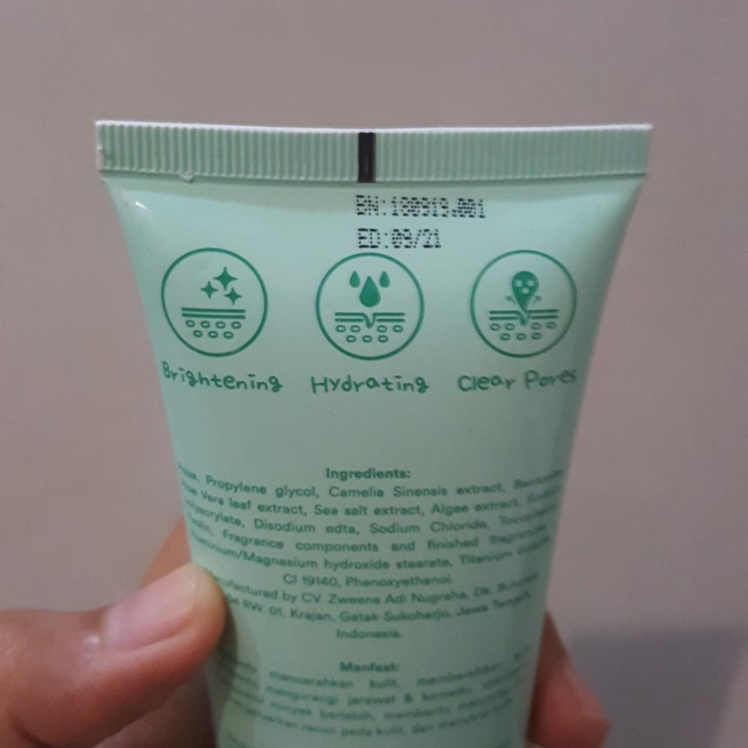 Everwhite Let It Glow Greentea Clay Mask 125 Ml Kesehatan Kecantikan Kulit Sabun Tubuh Di Carousell