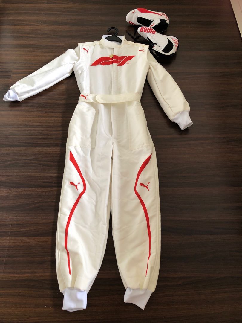 F1 Kid S Racing Suit With Shoes Car Accessories Accessories On Carousell