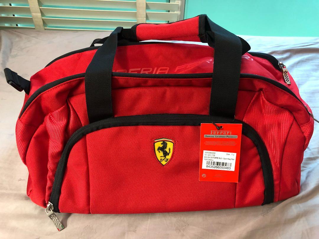 ferrari sports bag