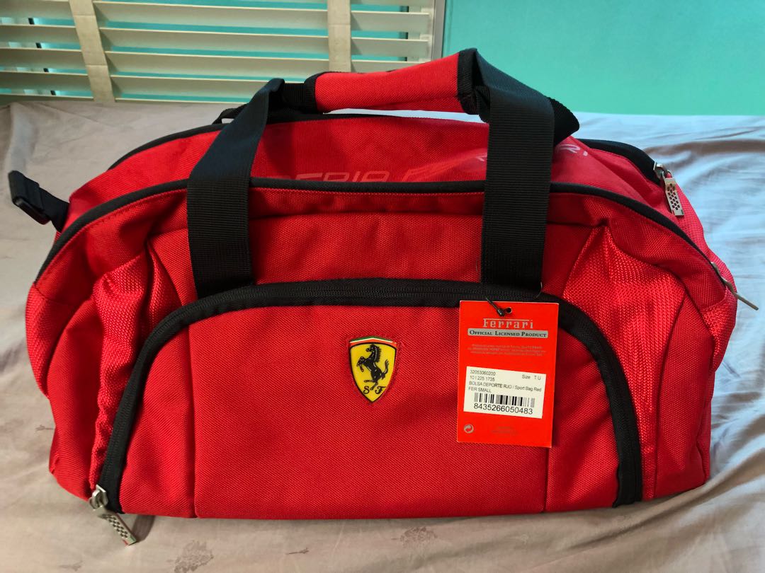 ferrari gym bag