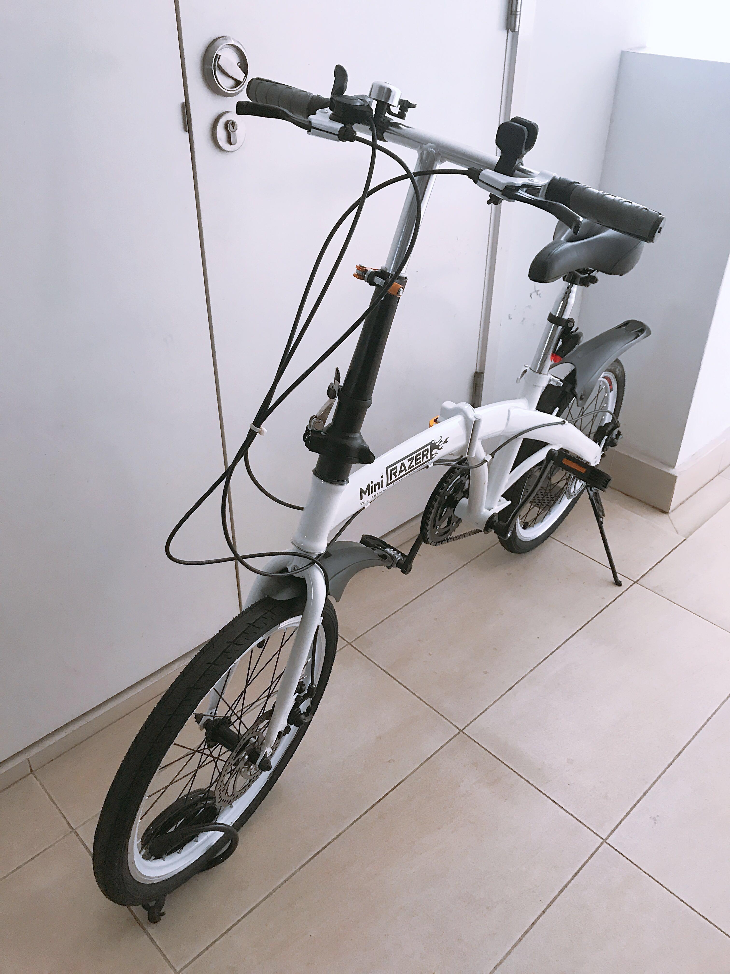 mini razor foldable bike