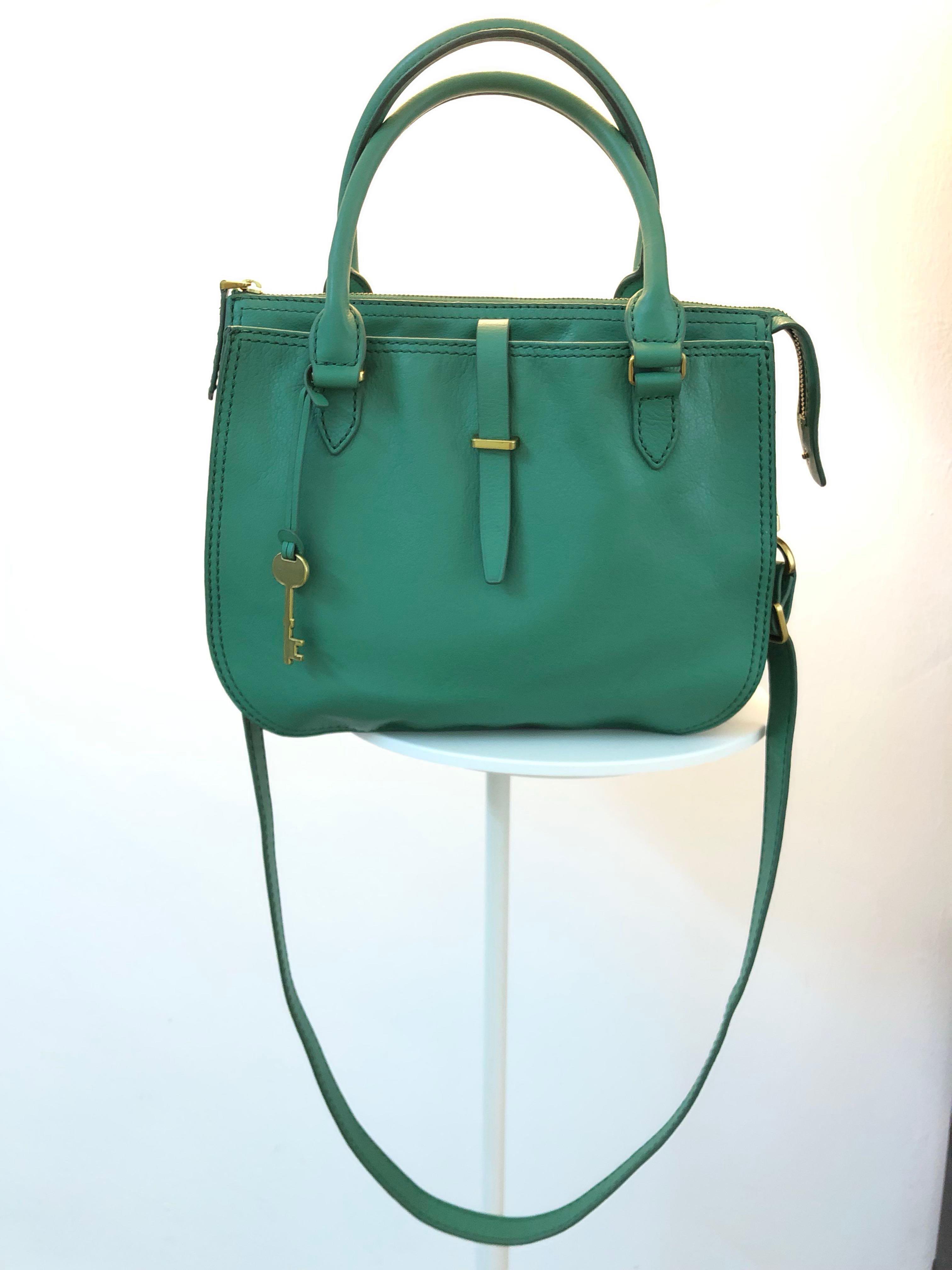 Fossil ryder satchel top green