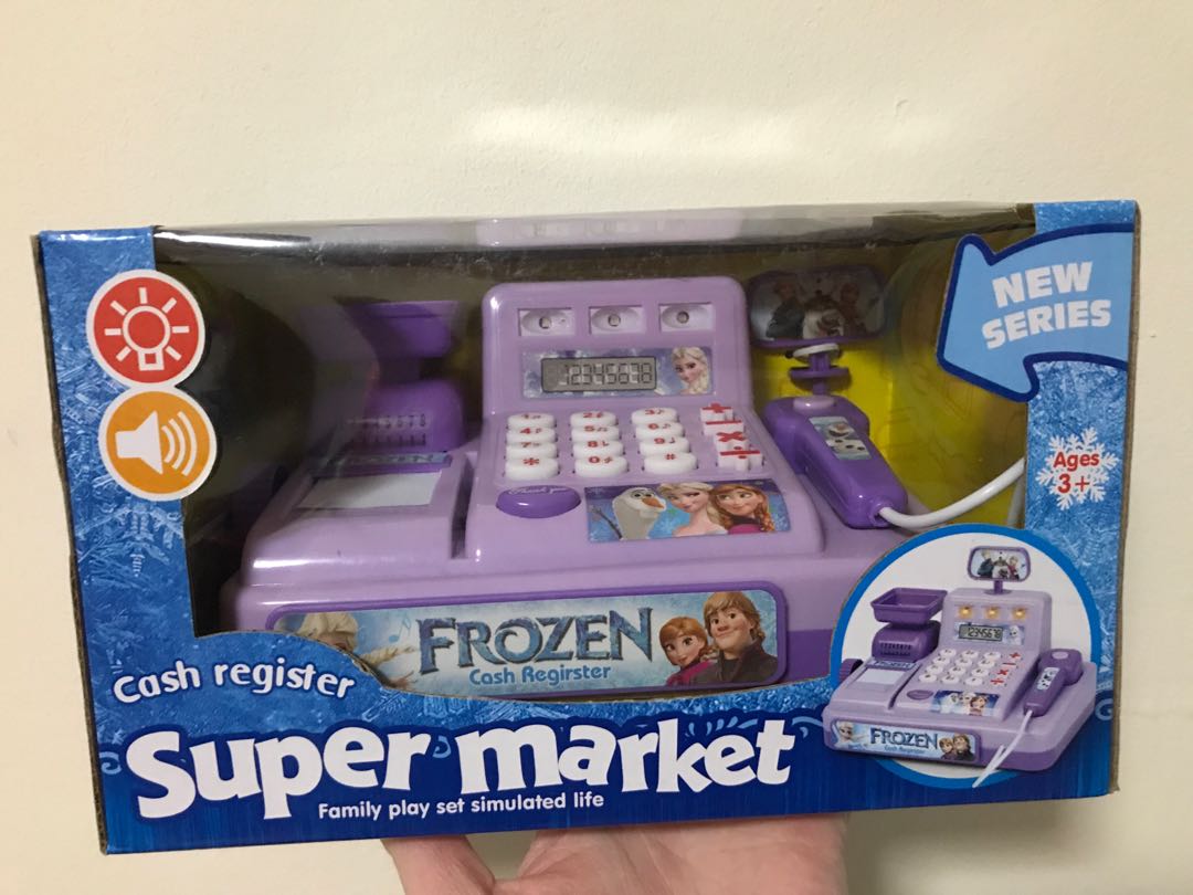 frozen cash register