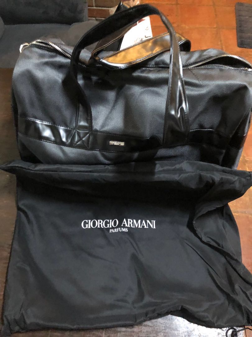Giorgio armani parfums shop duffle bag