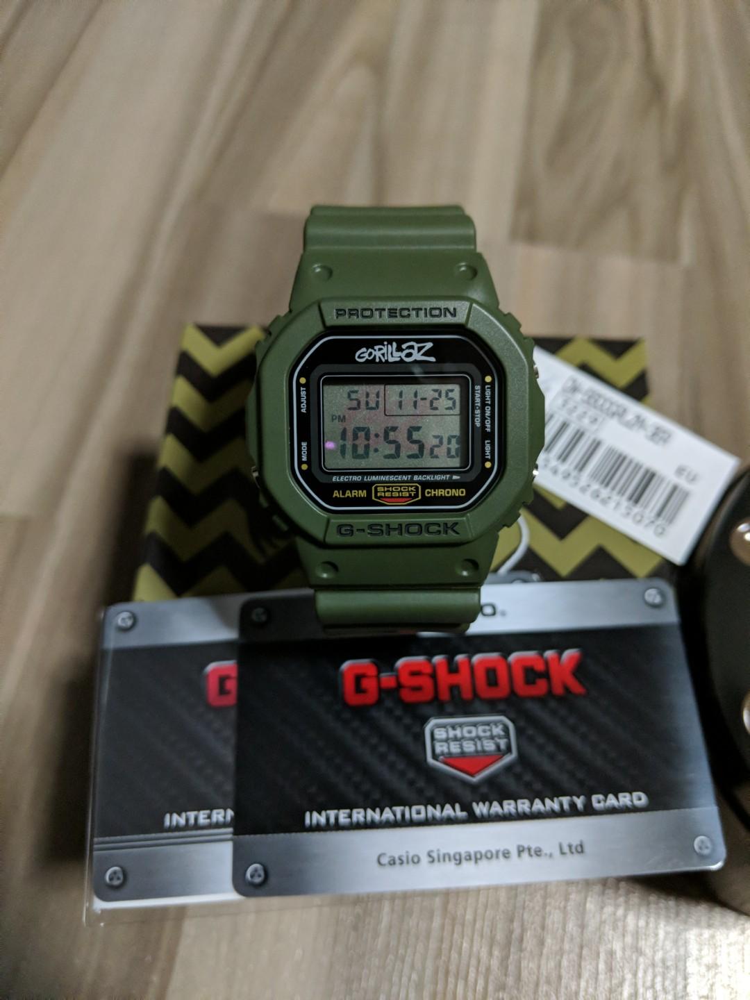 g shock x gorillaz