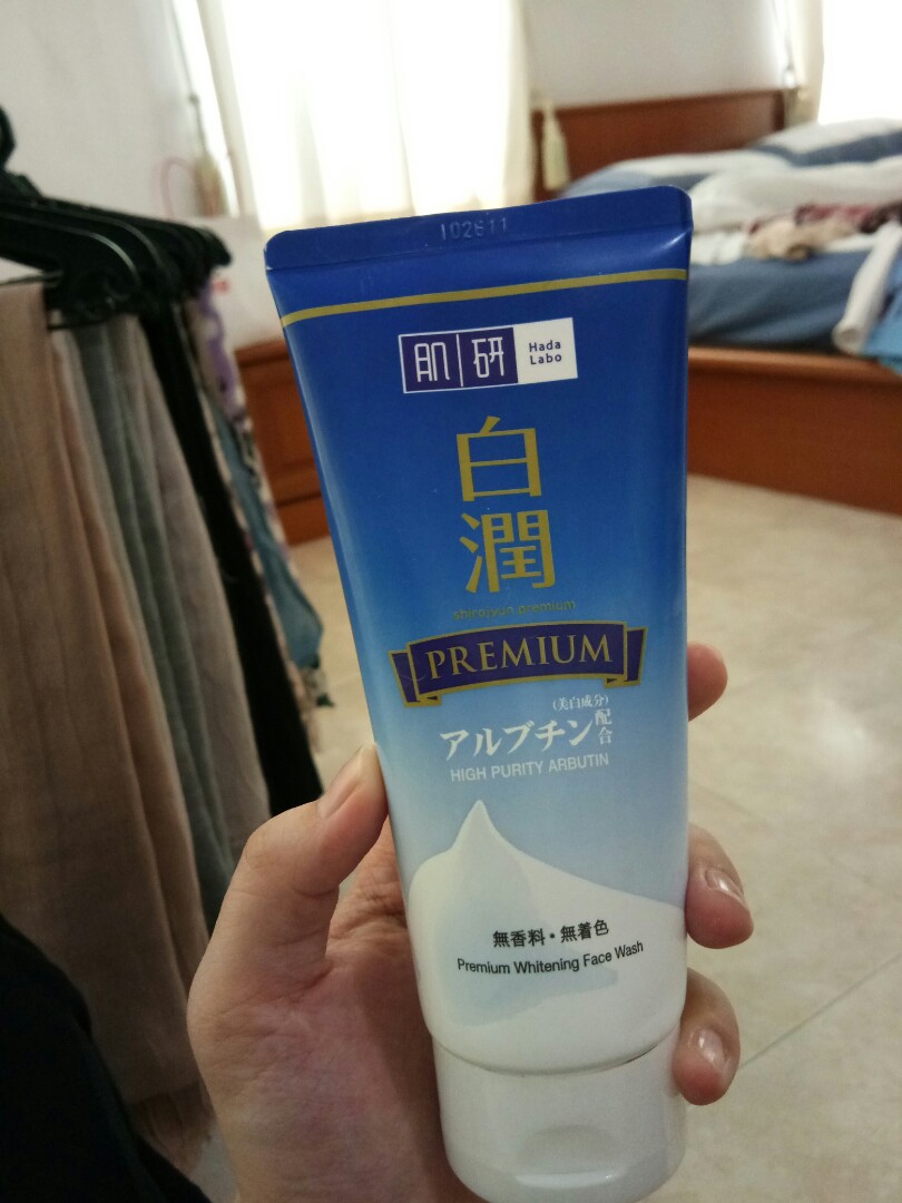 Hada Labo Premium Whitening Face Wash Health Beauty Skin Bath Body On Carousell