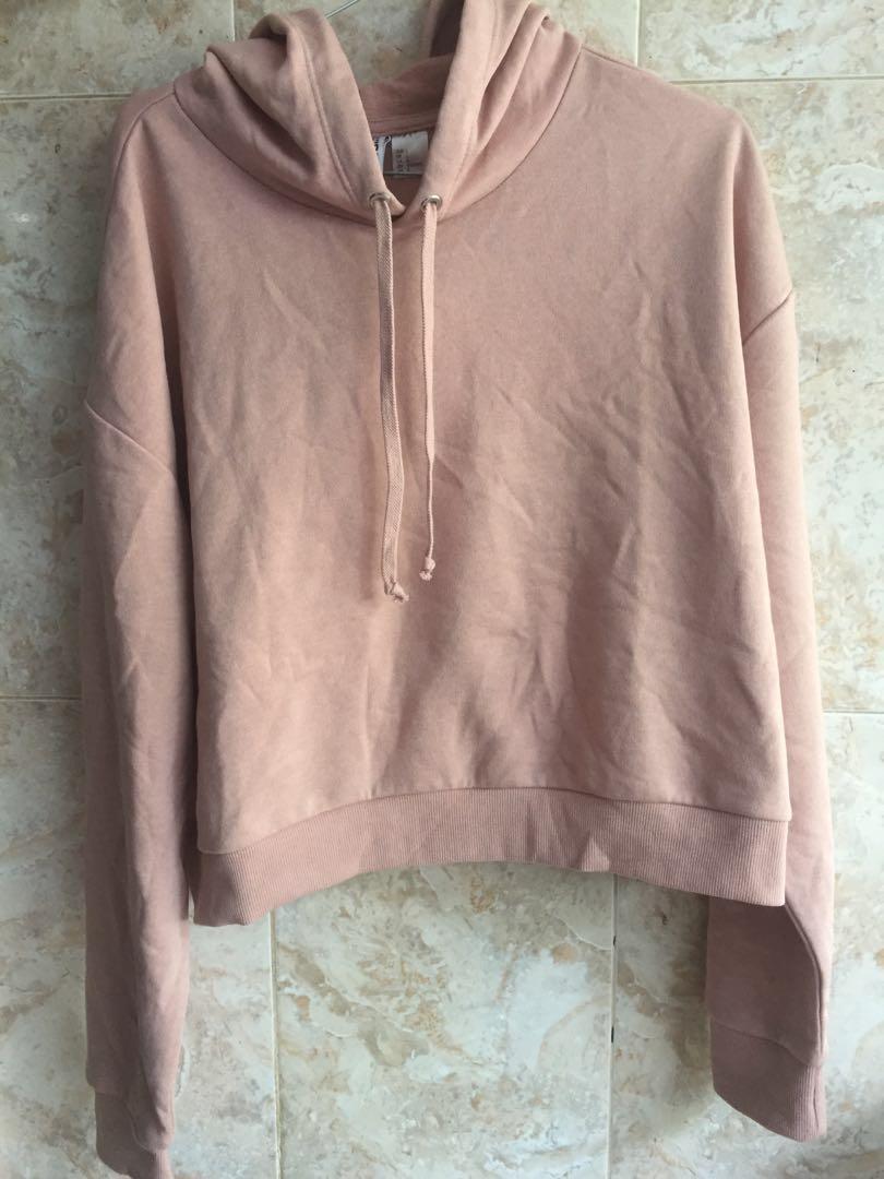 harga hoodie crop h&m