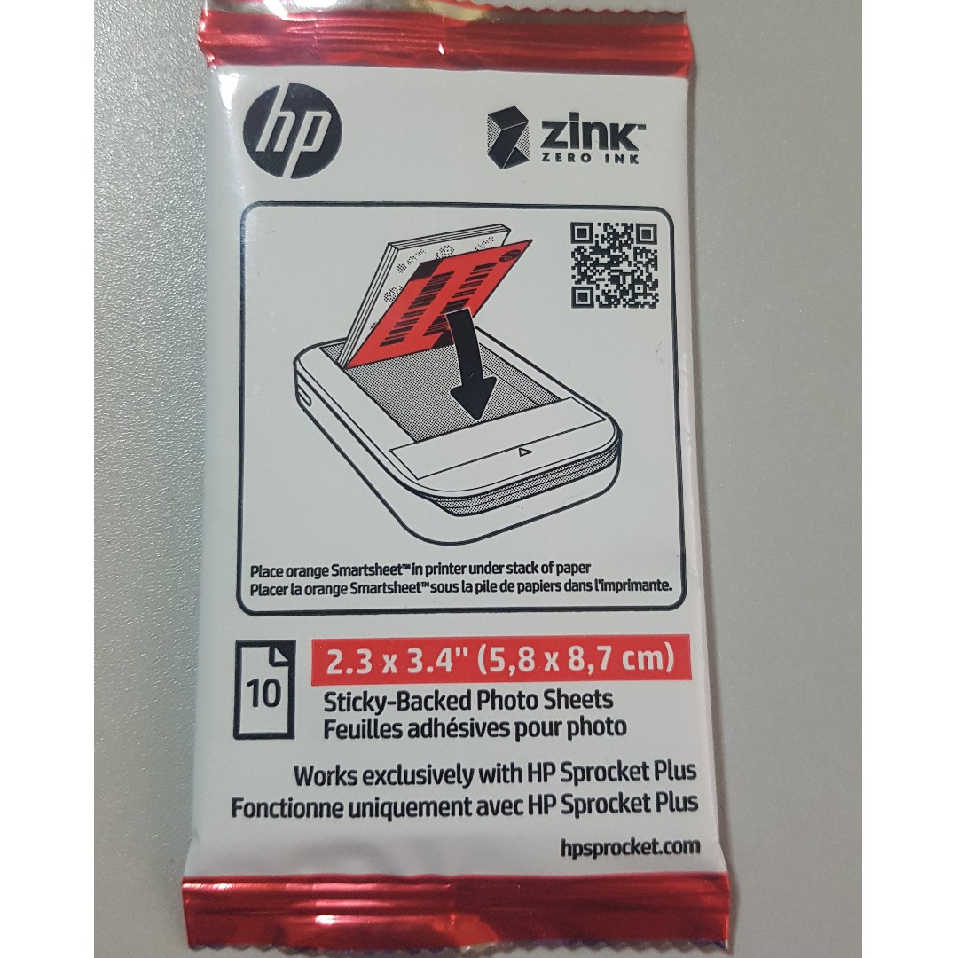 hp sprocket plus printer paper