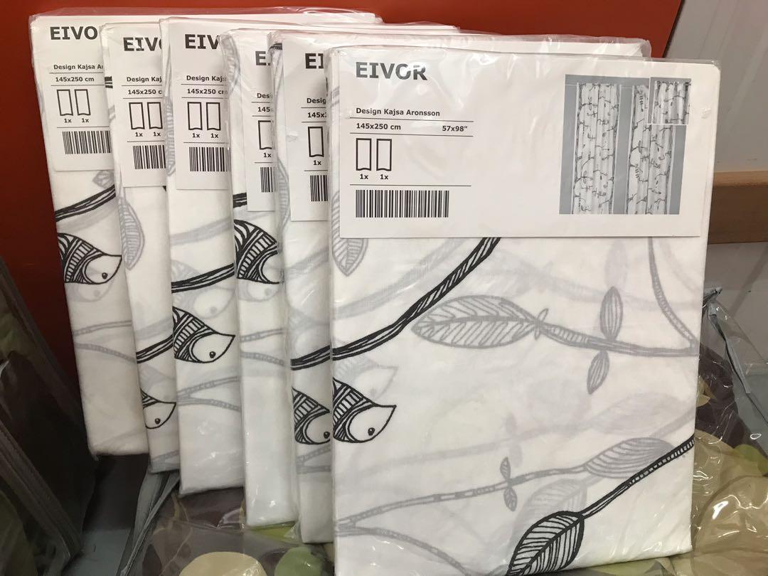 Ikea Eivor Curtains 6 Pairs Everything Else On Carousell