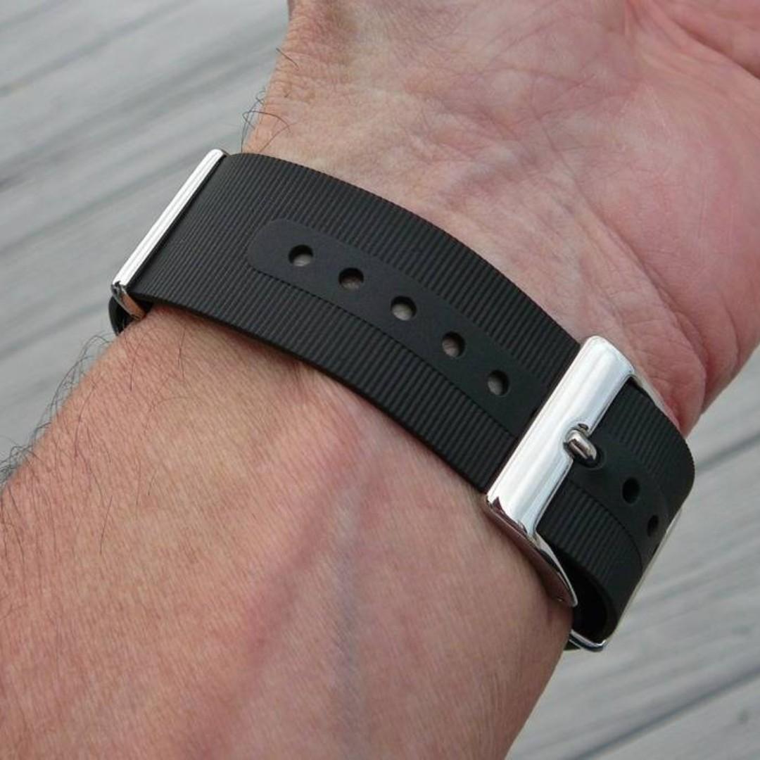 Zuludiver 328 italian 2025 rubber nato watch strap
