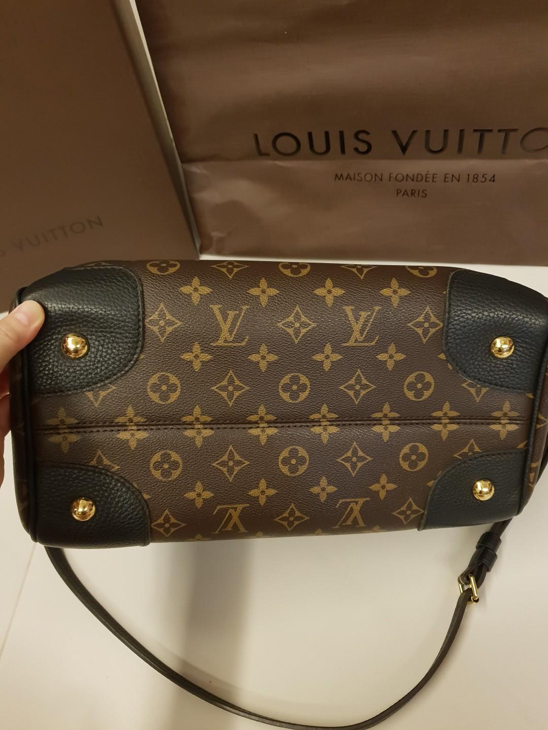 My weekend to go bag Louis Vuitton Retiro Noir #louisvuitton