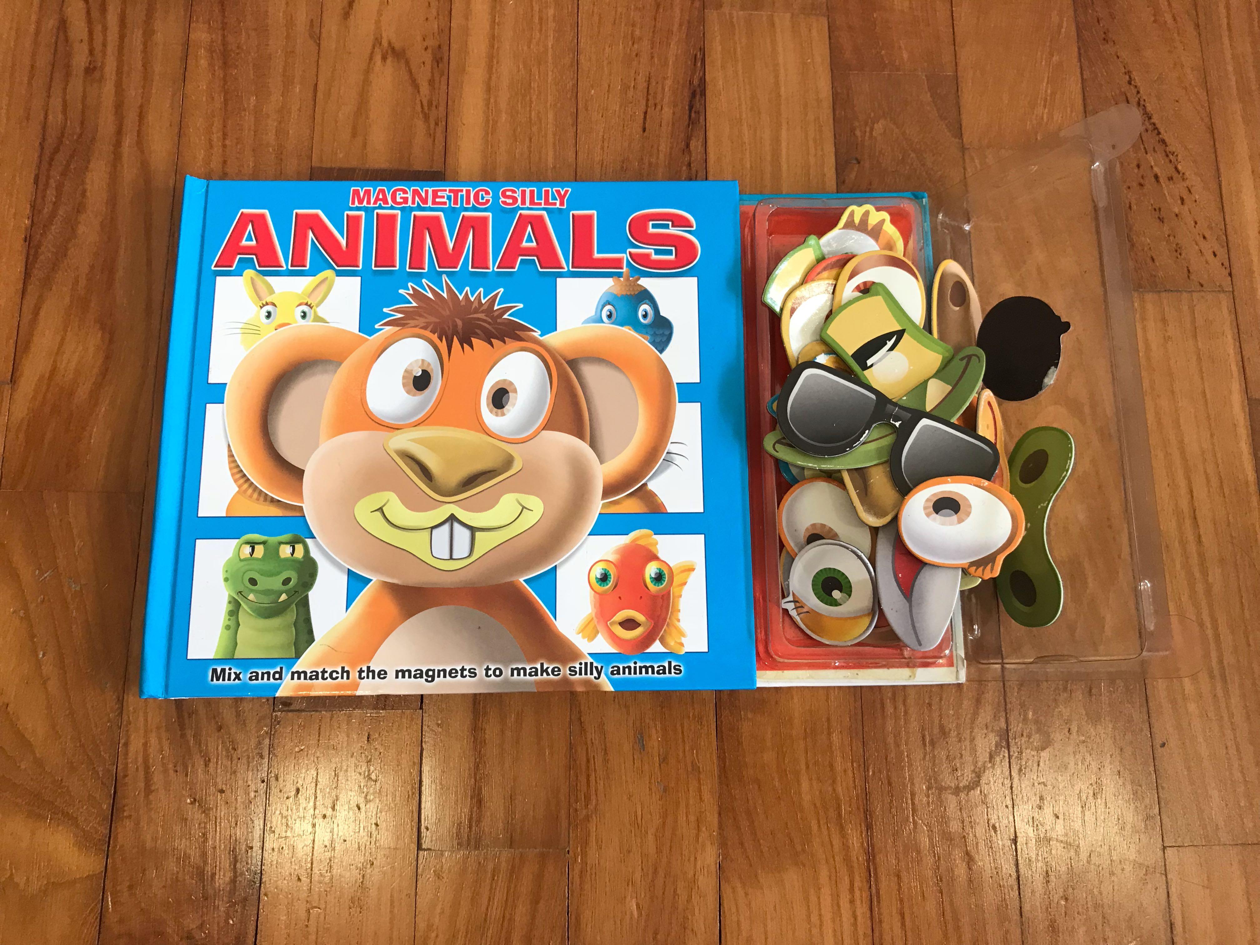 Magnetic silly Animals, Hobbies & Toys, Books & Magazines, Children's Books  on Carousell