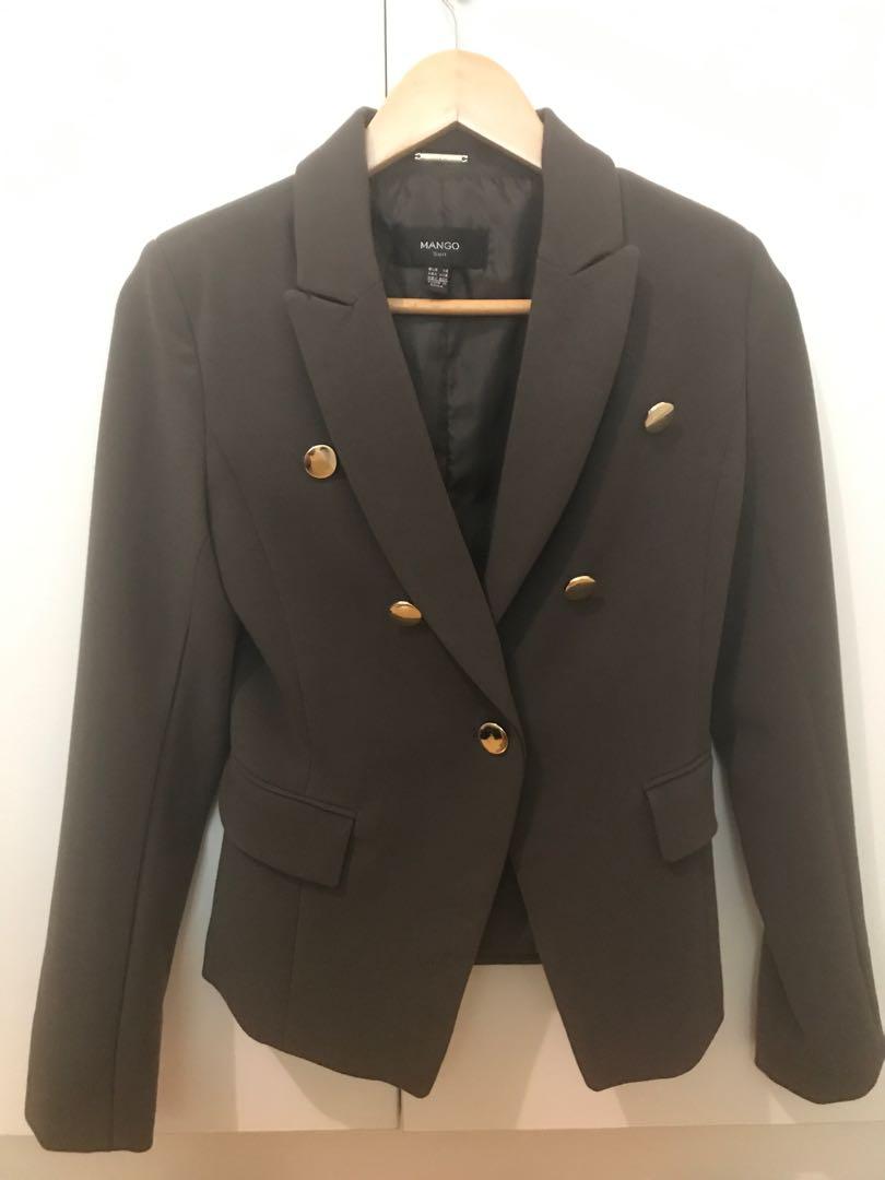 Mango Chic Military Blazer Women s Fashion Coats Jackets and Outerwear on Carousell