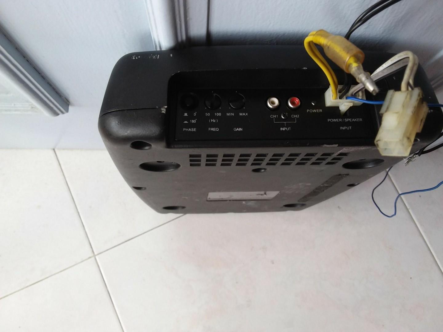 Mbq 8 Active Subwoofer Underseat Car Audio Soundbars Speakers Amplifiers On Carousell