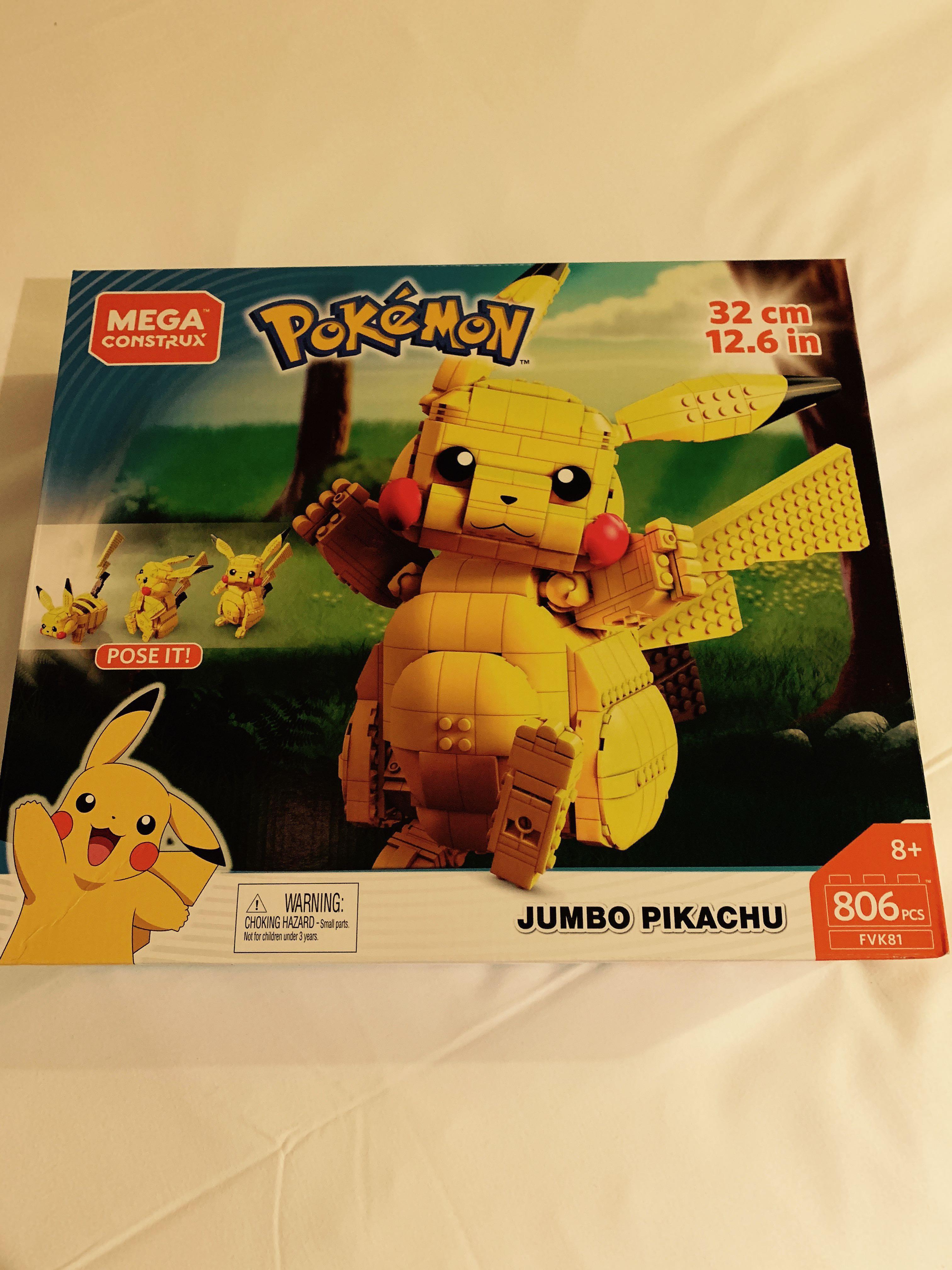 mega construx jumbo pikachu