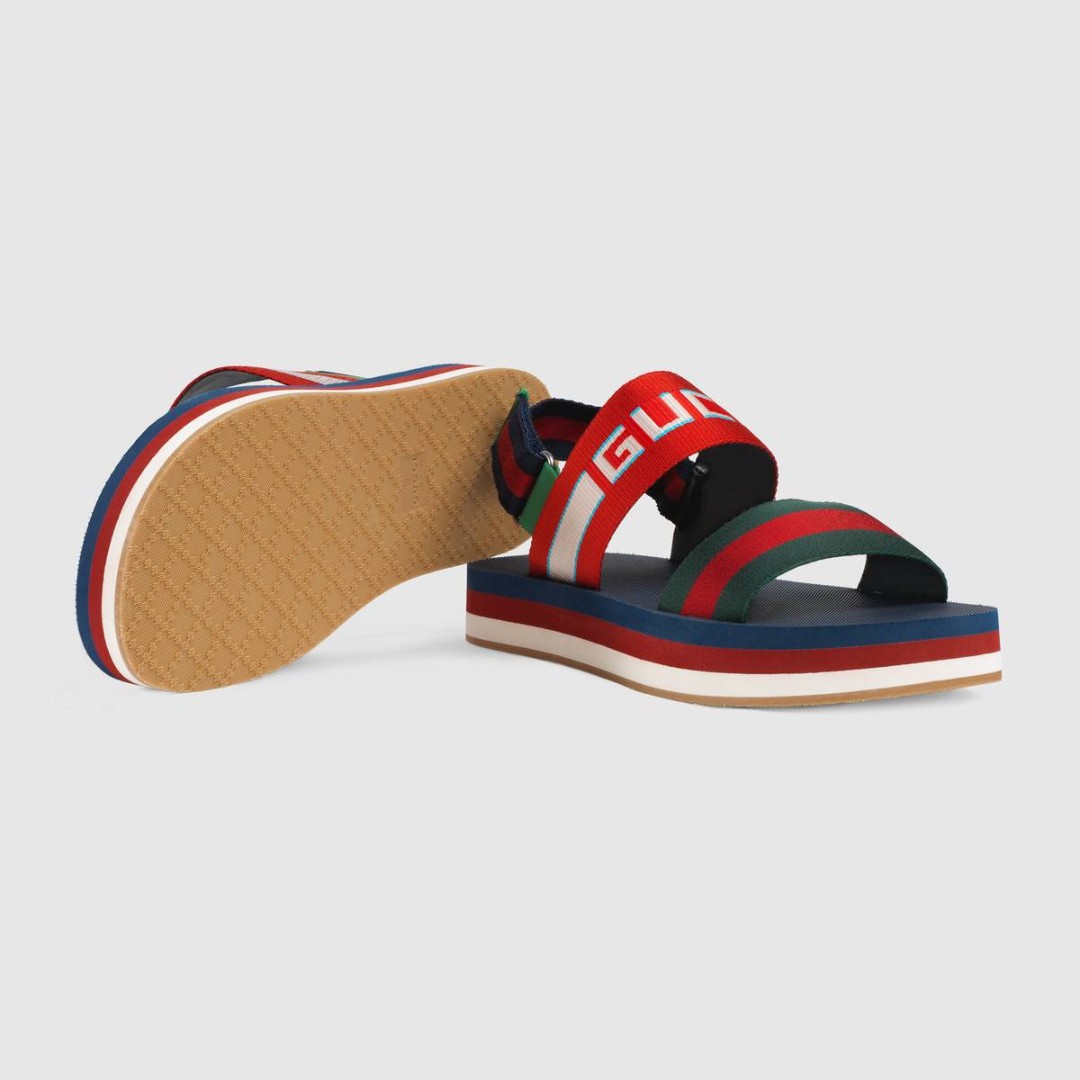 gucci sandals with strap