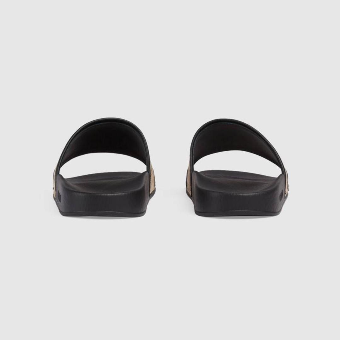 gucci stamp print slide