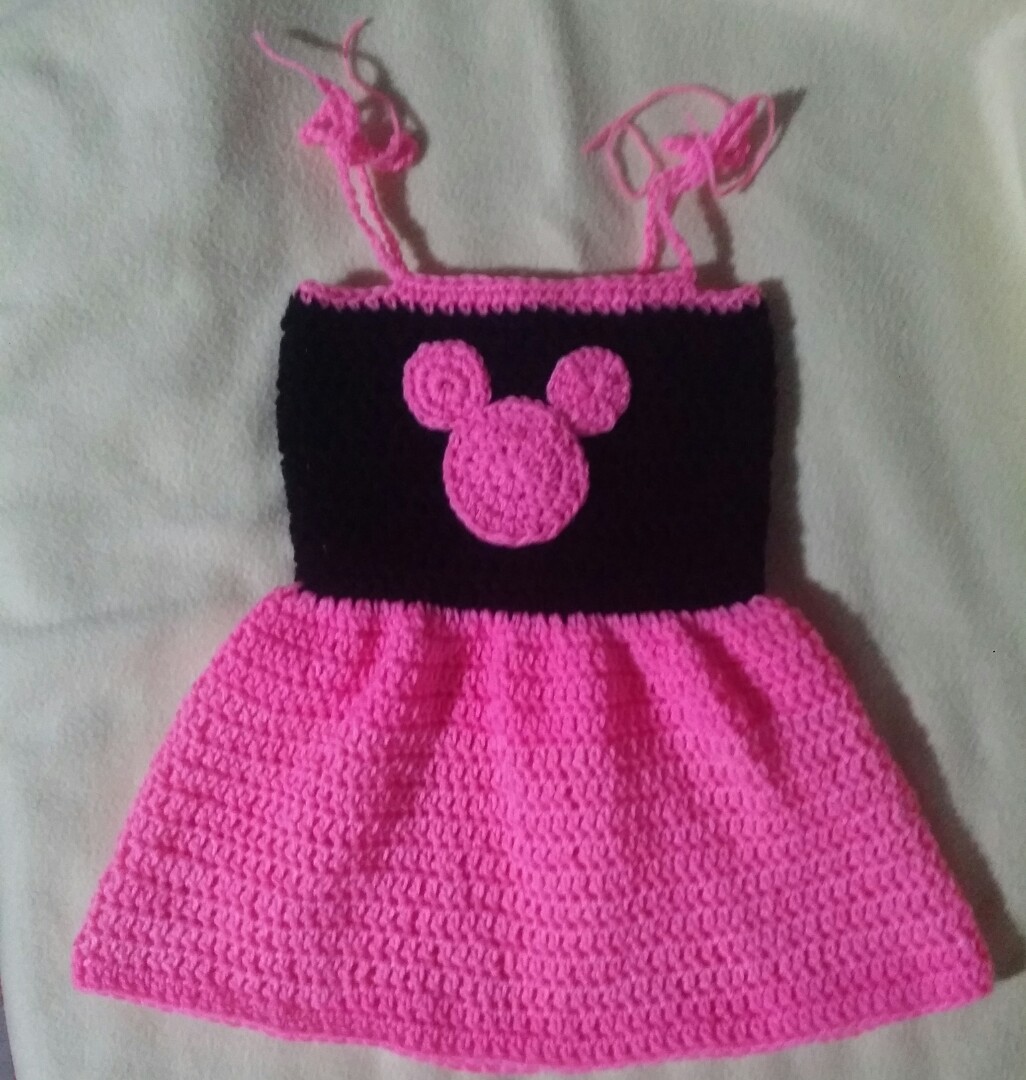 Minnie mouse hot sale crochet outfit