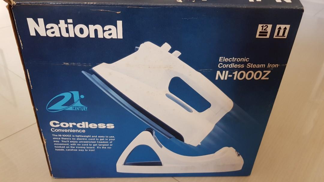 National cordless iron sale
