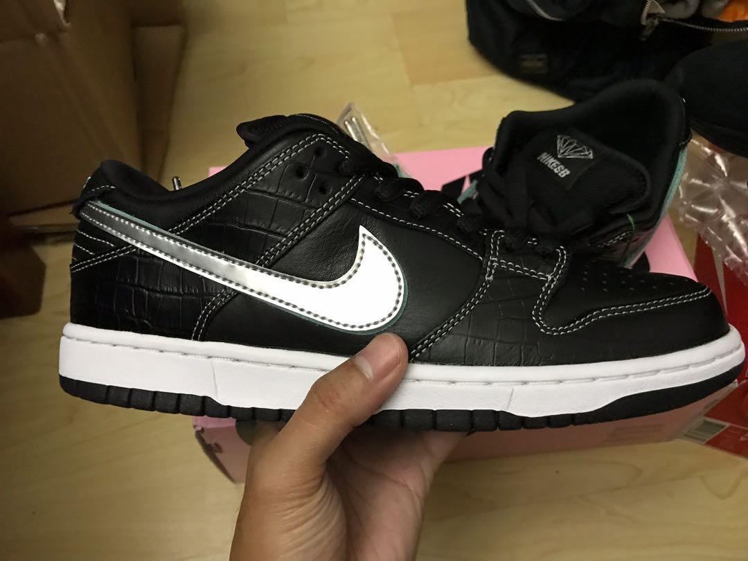 Nike SB Dunk Low x Diamond Supply 2018 Men s Fashion Footwear Sneakers on Carousell