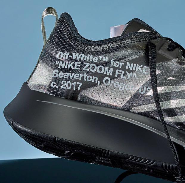 zoom fly x off white black