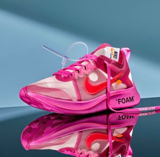 The 10 : Nike Zoom Fly Off-White Tulip Pink/Racer Pink